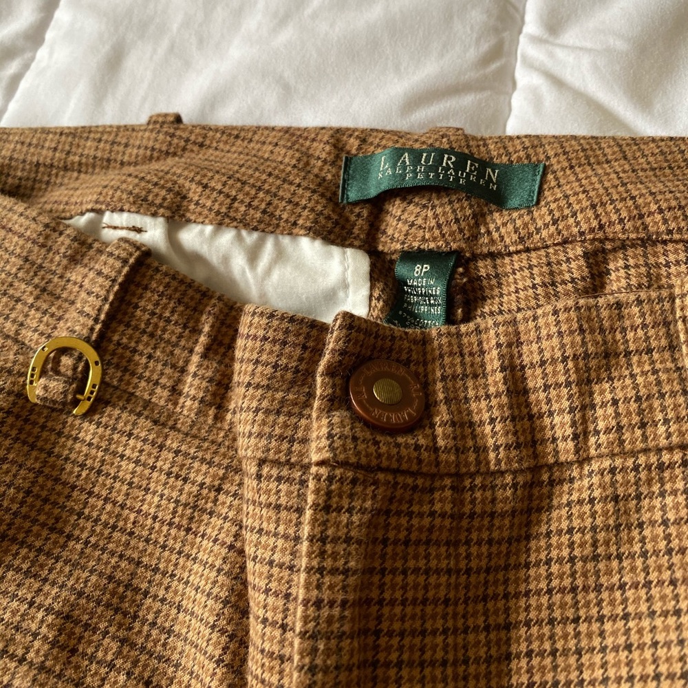 Plaid trousers